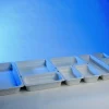 Bac mélamine blanc 26,5x16,2x6,5 cm 1,35 L Ecoline - APS Outlet