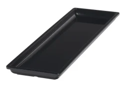 Bac noir mélamine 53 cm Vestah - PLATEX Discount