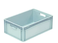 Aucune Bac plein Sans couvercle gris plastique 60x40x22 cm 44,2 L fond plein parois pleines Outlet