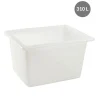 GILAC Bac profond Sans couvercle blanc plastique 103x80x60,5 cm 310 L fond plein parois pleines Clearance