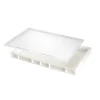 Bac à pâtons Sans couvercle blanc plastique 60x40x5,5 cm 9 L fond plein parois pleines - GILAC Best
