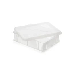 GILAC Bac à pâtons Sans couvercle blanc plastique 30x40x10 cm 9 L fond plein parois pleines Discount
