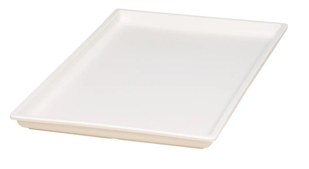 Bac rectangulaire beige mélamine 53 cm Vestah - PLATEX Sale