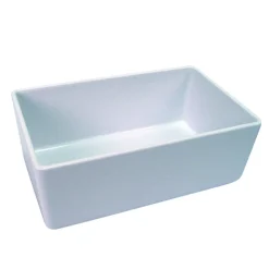 DALEBROOK Bac rectangulaire blanc mélamine 26 cm Chunky Crock Sale