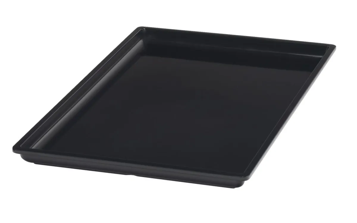Bac rectangulaire noir mélamine 53 cm Vestah - PLATEX Outlet