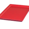 Bac rectangulaire rouge mélamine 53 cm Vestah - PLATEX Sale