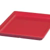 Bac rectangulaire rouge mélamine 32,5 cm Vestah - PLATEX Online