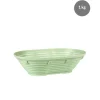 GILAC Banneton Sans couvercle vert plastique 27x17x9 cm 1 L fond ajouré parois ajourées Sale