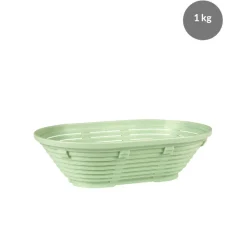GILAC Banneton Sans couvercle vert plastique 27x17x9 cm 1 L fond ajouré parois ajourées Sale