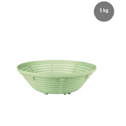 GILAC Banneton Sans couvercle vert plastique Ø 20 cm 9 cm 1 L fond ajouré parois ajourées Best