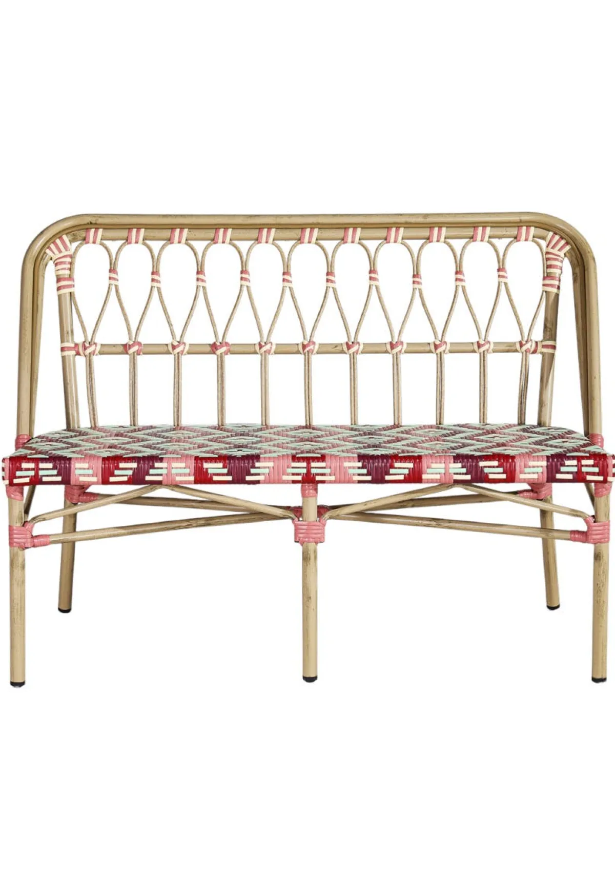 FLEXMOB Banquette d'extérieur 84,5x118x57,5 cm Magenta Hot