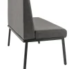 FLEXMOB Banquette d'intérieur gris anthracite 94x120x60 cm Wendy