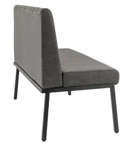 FLEXMOB Banquette d'intérieur gris anthracite 94x120x60 cm Wendy