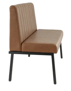 Banquette d'intérieur marron 94x120x60 cm Wendy - FLEXMOB