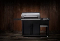 LE MARQUIER Barbecue à pellets acier 119,3x68x170,1 cm Woodridge Elite Traeger Best