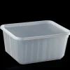 Barquette avec couvercle rectangulaire blanc 18,5x14,3x5,4 cm 110 cl (100 pièces) - CARTY Online