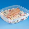 ALPHAFORM Barquette avec couvercle rectangulaire transparent 19x18,5x7,1 cm 76 cl Ondipack (50 pièces) Clearance