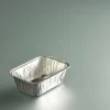 Aucune Barquette gris aluminium 14x9,8x4,5 cm 35 cl (100 pièces) Online