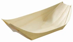 Barquette pin Naturel 17x8,5x4 cm Oxstal (2000 pièces) - EARTH ESSENTIALS Best