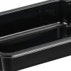 DUNI Barquette rectangulaire noir 16x10,3x3,5 cm 37 cl (750 pièces) Discount
