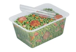ALPHAFORM Barquette scellable rectangulaire transparent 13,7x9,6x6,6 cm 50 cl Alphacel (100 pièces) Hot