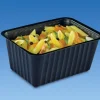 ALPHAFORM Barquette scellable rectangulaire noir 19,2x13,7x8,6 cm 150 cl (100 pièces) Online