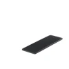 Barrette de dégustation rectangulaire gris résine Nacryl® 30 cm - MEALPLAK Clearance
