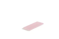 MEALPLAK Barrette de dégustation rectangulaire rose résine Nacryl® 24,5 cm Clearance