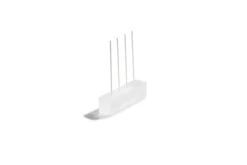Barrette de dégustation rectangulaire blanc résine Nacryl® 16,5 cm - MEALPLAK Sale