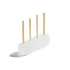 Barrette de dégustation rectangulaire blanc résine Nacryl® 16,5 cm - MEALPLAK Discount