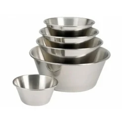 Bassine à fond plat inox Ø 40 cm 17,5 cm 16 L - DE BUYER Online