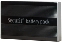 SECURIT Batterie rectangulaire noir 17x13,5 cm New
