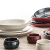 PRO.MUNDI Beurrier rond rouge grès émaillé Ø 7 cm Gres Couleur Discount