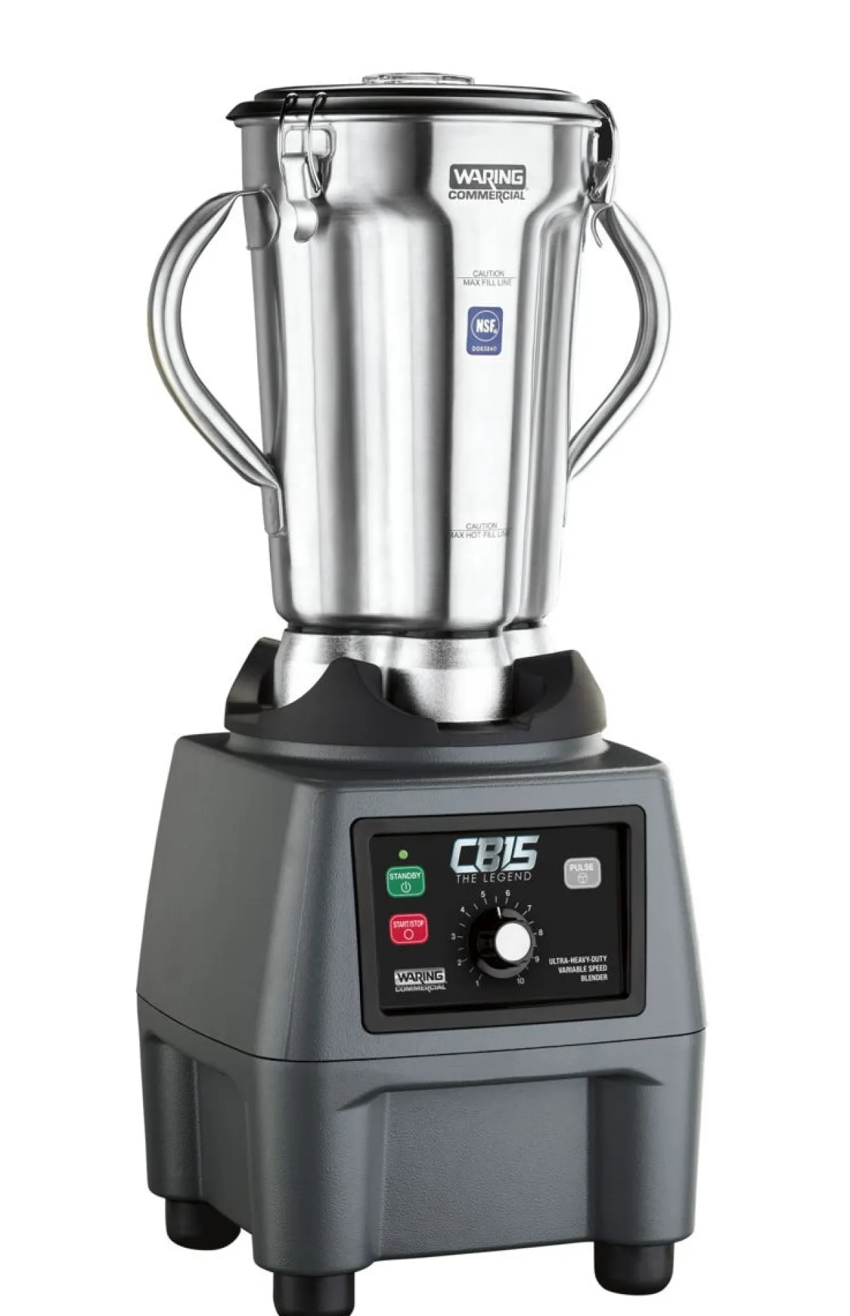 WARING Blender à vitesse variable gris 4 L Cb15
