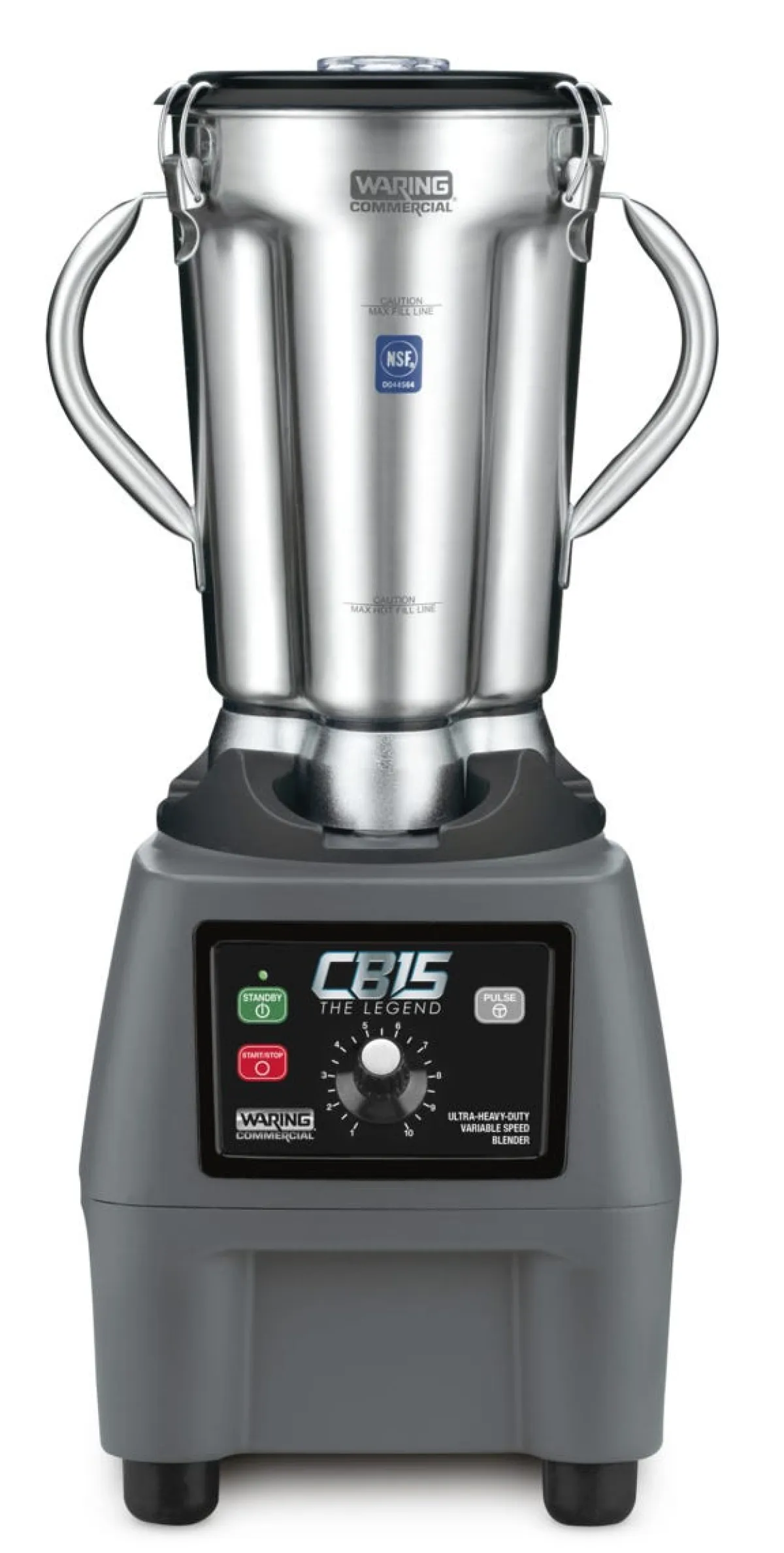 WARING Blender à vitesse variable gris 4 L Cb15