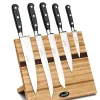 Bloc 5 couteaux bambou 26x15x21 cm Ideal Sabatier - DEGLON Online