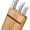 Bloc 6 couteaux bambou 35x9x24 cm Oryx - DEGLON Best