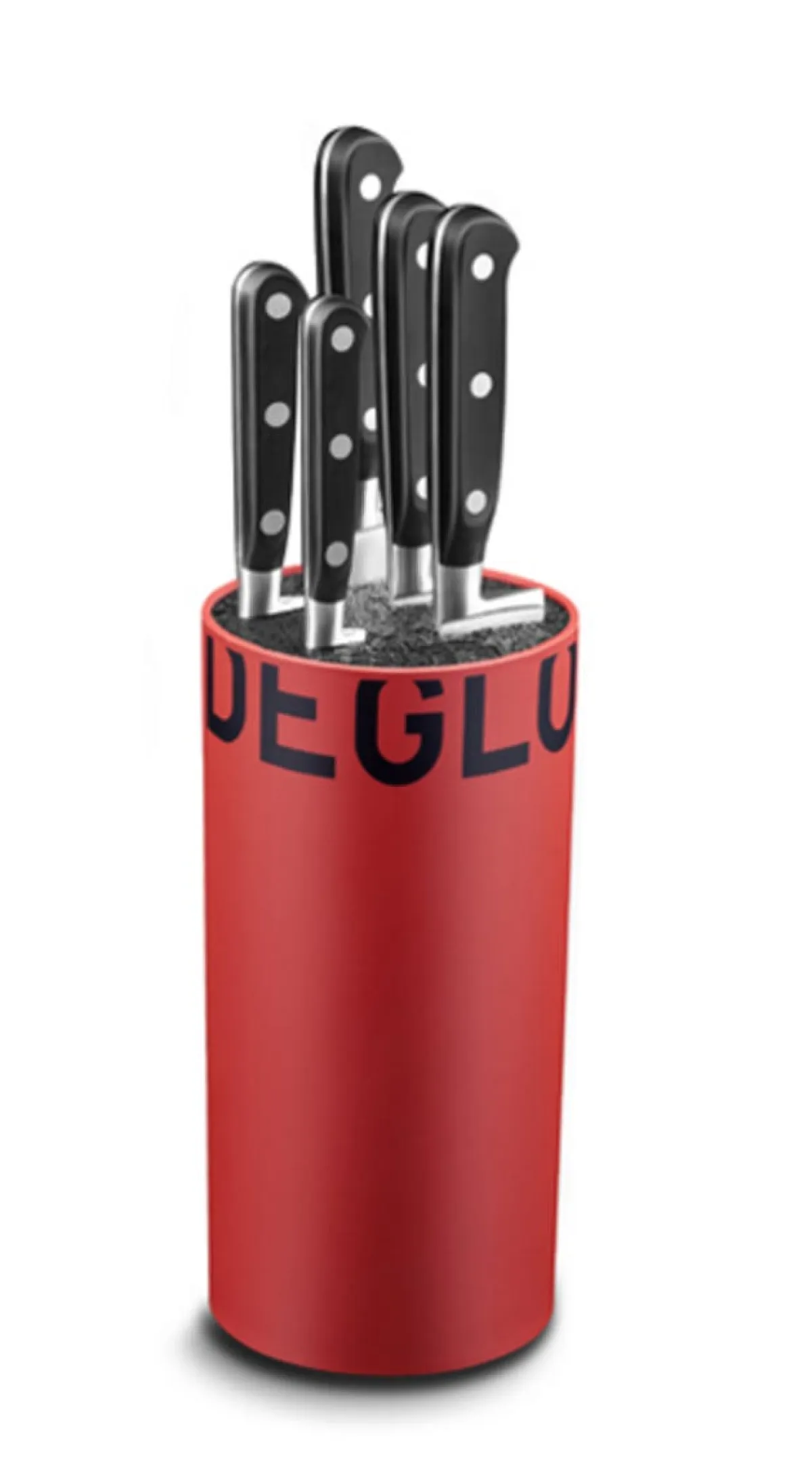 Bloc 5 couteaux polypropylène (pp) Ø 11 cm 23 cm Ideal Sabatier - DEGLON Discount