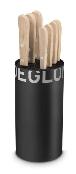 Bloc 6 couteaux polypropylène (pp) Ø 10 cm 30,5 cm - DEGLON Best