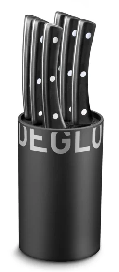 Bloc 6 couteaux polypropylène (pp) Ø 9 cm 14 cm - DEGLON Clearance