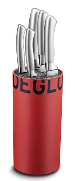 Bloc 5 couteaux polypropylène (pp) Ø 11 cm 23 cm Oryx - DEGLON Sale
