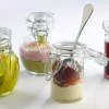 PRO.MUNDI Bocal avec couvercle hermétique carré transparent verre 56 mm Sale
