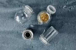 PRO.MUNDI Bocal avec couvercle hermétique carré transparent verre 56 mm Sale