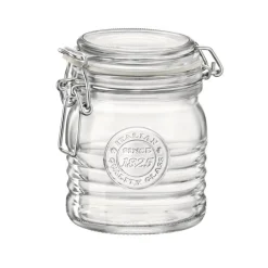 Bocal avec couvercle hermétique transparent verre Ø 9,1 cm Officina 1825 - BORMIOLI ROCCO Clearance