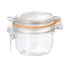 Bocal avec couvercle hermétique rond transparent verre Ø 8,3 cm Fido - BORMIOLI ROCCO Hot