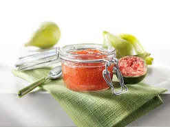 Bocal avec couvercle hermétique rond transparent verre Ø 8,3 cm Fido - BORMIOLI ROCCO Hot