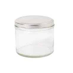 ESSENTIALS COLLECTION Bocal avec couvercle à visser verre Ø 8,5 cm 7,5 cm 250 ml Oxstal (72 pièces) Online