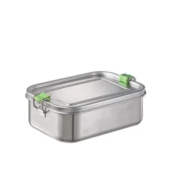 Boite repas avec couvercle et séparateur rectangulaire inox 20,5 cm To Go - APS Clearance