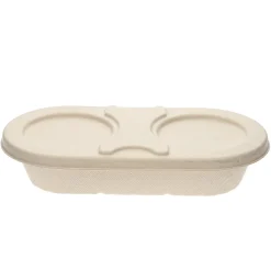 PRO.MUNDI Bol bagasse beige 24,3x12x4,8 cm Oxstal (300 pièces) Online
