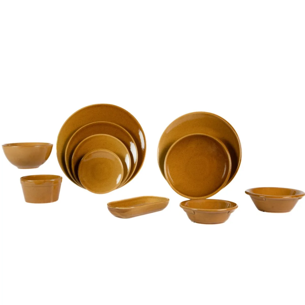 Bol caramel grès renforcé Ø 12 cm Twist - ESSENTIALS COLLECTION Discount